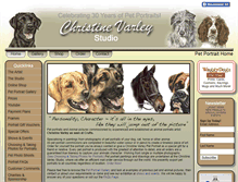 Tablet Screenshot of pet-portraits.co.uk